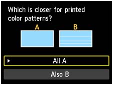 Canon : PIXMA Manuals : MX720 series : Examining the Nozzle Check